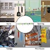 LunaLulinlk Mop and Broom Holder Wall Mounted Tool Organizer Wall Mount Garage Tool Organizer(3 Racks 4 Hooks) - 3 of 4