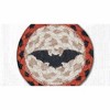 Earth Rugs Halloween Bat Printed Coaster – Farmhouse Rustic 5"x5" Drink Mat - 2 of 3