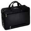 McKlein Hubbard Leather Double Compartment Laptop Briefcase (Black) - image 3 of 4