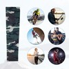 Unique Bargains Basketball Sports Camouflage Cooling Arm Elbow Compression Sleeve Drak Green 1 Pair - 2 of 4