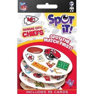MasterPieces Officially Licensed NFL Kansas City Chiefs Spot It Game for Kids and Adults - 1 of 3