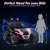 24V Ride on Car with Remote Control, 2 Seater LED Lights, Bluetooth, Treaded Tires, Electric Vehicles for Boys Girls - 4 of 4