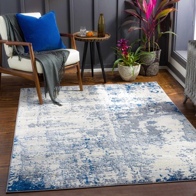 Hauteloom Lubao Blue Contemporary Rug