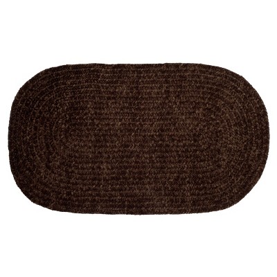 Chenille Solid Collection 100% Polyester Reversible Indoor Area Utility Rug - Better Trends