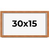 PosterPalooza | Panoramic Flat Brown Picture Frame - UV Acrylic, Foam Board Backing, Hanging Hardware - 2 of 4