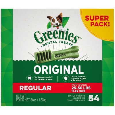 Greenies Original Chicken Flavor Regular Chewy Dental Dog Treats