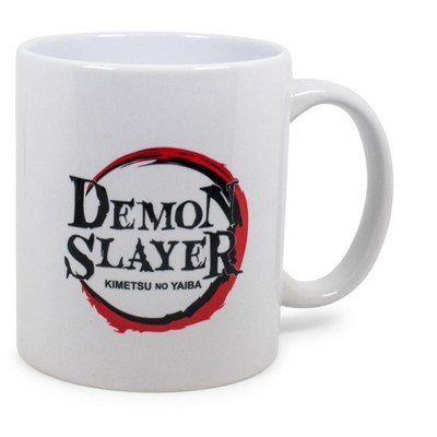 Surreal Entertainment Demon Slayer: Kimetsu no Yaiba Logo Ceramic Mug Exclusive | Holds 11 Ounces