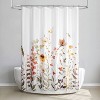 Wild Garden Shower Curtain - Allure Home Creations: Botanical Polyester Fabric, Machine Washable, Buttonhole Top - 2 of 4