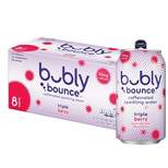 bubly bounce Triple Berry Sparkling Water - 8pk/12 fl oz Cans