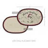 Jolly Ole Santa Jute Oval Placemat 10x15 - 3 of 3