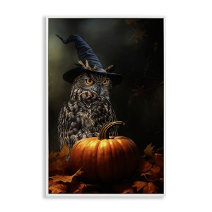 Stupell Industries Bewitching Gaze of Owl Framed Giclee Art - 1 of 4