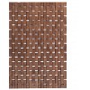 Home Mart Goods Brown Non-Slip Bottom Quick Dry Foldable Natural Bath Mat - 16.54" x 22.83" - 4 of 4