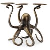SPI Home Octopus Pillar Trio Candleholder – Coastal Metal Centerpiece with Tentacle Design for Three Candles - 3 of 3