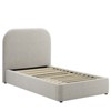 Modway Keynote Upholstered Fabric Curved Twin Platform Bed - 2 of 4