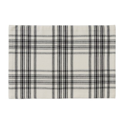 Park Designs Park Designs Onyx And Ivory Placemat Set Of 4