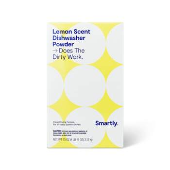 Lemon Scented Dish Detergent Powder - 75oz - Smartly™