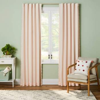 28 - 48 Blackout Kids' Curtain Rod Natural Wood/white - Pillowfort™ :  Target