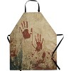 SYNCFUN Halloween Apron Costume Accessories, Unisex Kitchen Bib with Adjustable Neck, Butcher Apron for Halloween Costume Cosplay Party Dress Up - 2 of 4