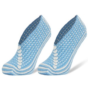 Crochet Hand Knit Slippers for Women Socks 1 Pair Shoe Size 5-7 - 1 of 3