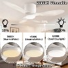 Wanze of Ocean 42 in. 3-Blade Indoor Ceiling Fan with Light and Remote, Dimmable, Reversible DC Motor - 4 of 4