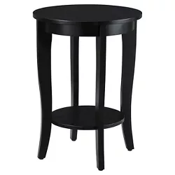 American Heritage Round End Table - Convenience Concepts