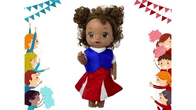 Doll Clothes Superstore American Cheerleader For Cabbage Patch Kid Dolls, 2 of 7, play video