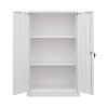 Metal Storage Cabinet with Locking Doors Adjustable Shelf,Folding Filing Storage Cabinet,Locker Cabinet for Home Office,School-The Pop Home - 4 of 4