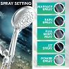 Niagara Conservation Healthguard 5-Spray with 1.5 GPM Wall Mount Handheld Shower Head - Chrome with Removable Faceplate - image 4 of 4