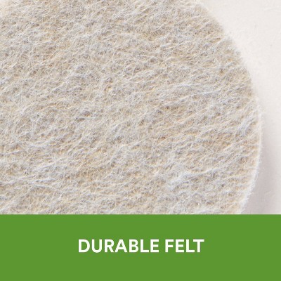 Scotch Beige Felt Furniture Pads Value Pack, 162 Pieces