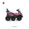 24V Kids Ride-On: 4WD, 17" Seat, Remote, Bluetooth Music, 5MPH-pink - 4 of 4