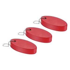 Unique Bargains Marine Sailing Water Sports Floating Oval Buoyant Keychains 3 Pcs - 1 of 4