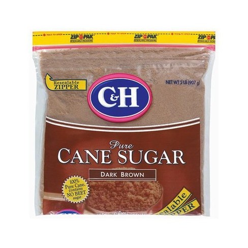 C&H Pure Dark Brown Cane Sugar - 2lb : Target