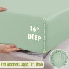 4 Piece Viscose from Bamboo Cooling sheets Ultra Soft 100% Organic Deep Pocket Luxury Bed Sheets with Pillowcases - Lux Decor Collection - 4 of 4