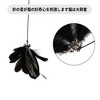 Unique Bargains Cat Teaser with Suction Cup and Bell Fluffy Plume Teasing Sticks Black Brown - 3 of 4