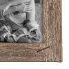 5x7 Single Photo Distress Wood with Nail Accents & Glass Pane Picture Frame - 3 of 3