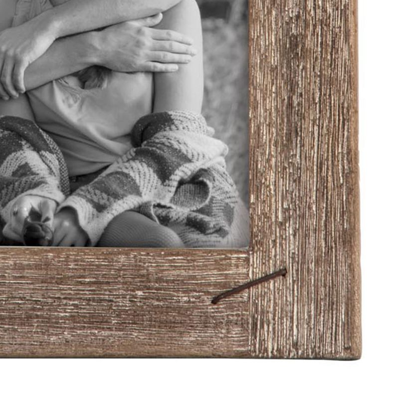 5 x 7 inch Decorative Distressed Wood Picture Frame with Nail Accents - Foreside Home & Garden, 3 of 4