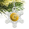 University of Tennessee at Chattanooga Secondary Logo Metal Snowflake Christmas Tree Holiday Ornament - 2 of 3