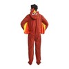 Turkey Adult Long Sleeve Hooded Cosplay Onesie Costume Union Suit - 4 of 4