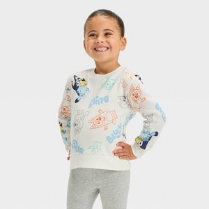 Toddler Bluey Fleece Pullover - Blue - 1 of 3