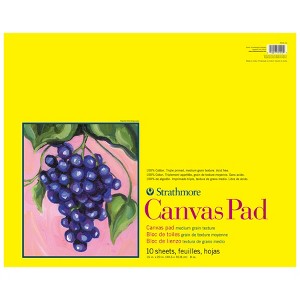 Strathmore 300 Series Canvas Pad, Tape Binding, 10 Sheet, 16x20 inch, 1 Count - 1 of 4