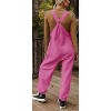 Imily Bela Women's Fleece Warm Overalls Winter Loose Casual Jumpsuits with Pockets. - 4 of 4