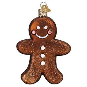 Old World Christmas Blown Glass Ornament for Christmas Tree, Gingerman - 1 of 4