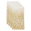 Saro Lifestyle Earthy Antelope Print Napkin (Set of 4), Beige, 20"x20" - 3 of 3