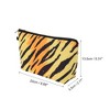 Unique Bargains Animal Print Makeup Bag Orange 1 Pc - 2 of 4