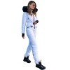 Imily Bela Womens Onesie Ski Suit Winter Outdoor Sports Waterproof Snowsuit Jumpsuits Jacket - 3 of 4