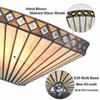 Claxy Tiffany Style Wall Sconce 1-Light Stained Glass Wall Light - 3 of 4