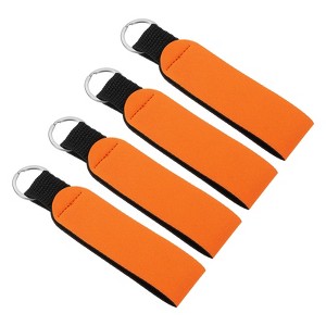Unique Bargains Neoprene Water Sports Waterproof Floating Keychains 4 Pcs - 1 of 4