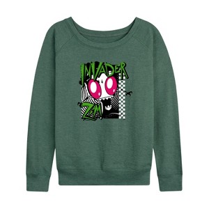 Women's - Invader ZIM - ZIM and GIR Lightweight French Terry Slouchy - 1 of 4