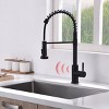 DOMETOUR Touchless Kitchen Faucet,Hands Free Automatic Smart Kitchen Faucet Black Smart Kitchen Faucet - 3 of 4