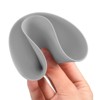 Unique Bargains Silicone Non-Slip Washable Jar Opener Pad Dark Grey 4 Pcs - 4 of 4